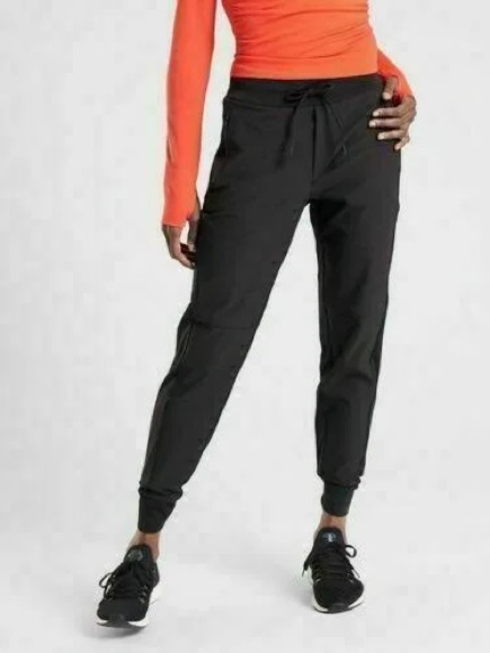 Athleta Headlands Hybrid Trek Jogger Black Size 4 Hiking Ripstop